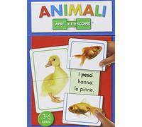 Animali. Apri e scopri. 15 carte. Ediz. illustrata