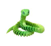 Animali articolati, animali irrequieti stampati in 3D da 2,5 piedi, giocattolo articolato a movimento flessibile, ornamento a serpente stampato 3D realistico, serpente 3D per il compleanno dei capelli