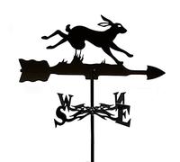 Animali Banderuola Barca a Vela Coniglio Bicchiere da Vino Rosso Contadino e Cavallo Silhouette di Gatto e Uccello Banderuola segnavento Indicatore di direzione del Strumento di misurazione