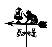 Animali banderuola barca a vela coniglio vino rosso contadino e cavallo gatto e uccello Silhouette Segnavento indicatore di direzione del vento Professionnel Strumento di misurazione s