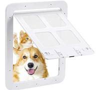 Animali Bloccabile Porta magnetica bloccabile for cani e gatti | Cancelletto for esterni for finestre, che consente l'ingresso libero(Color1,24cm W X 29cm H)