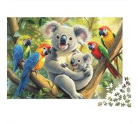 Animali carini Animali adatti per l'intrattenimento in famiglia e giochi di puzzle educativi Fantastici e divertenti Super difficili 500 pezzi (52x38 cm)