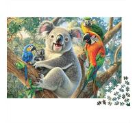 Animali carini Animali adatti per l'intrattenimento in famiglia e giochi di puzzle educativi Fantastici e divertenti Super difficili 500 pezzi (52x38 cm)