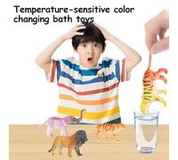 Animali Che Cambiano Colore | 6 Pezzi Animali da Bagno per Bambini con Cambio Colore - Figure Giochi Interattivi Unisex Per Vasca Piscina Feste Compleanno