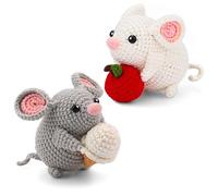 Animali Crochet Starter Kit Crochet Set di Filati per Principianti Kit Impara a Set da Video per Bambini Filati Principianti Animali per Adulti