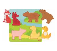 Animali da compagnia con puzzle sensoriale goki 1 St