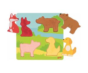Animali da compagnia con puzzle sensoriale goki 1 St