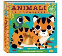 Animali da conoscere. Accarezza puzzle. Ediz. a colori