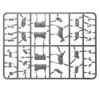 Animali da fattoria in plastica cornice miniature da tavolo Wargaming modello scenario