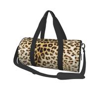 Animali dalla pelle di leopardo, Borsone da viaggio di grande capacità Borsa rotonda Borsa da viaggio sportiva Borsa da viaggio Borsa da fitness