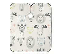 Animali Del Boschetto Grembiule Da Parrucchiere Impermeabile Taglio Di Capelli Mantello Regolabile Mantella Taglio Capelli Per Barbieri Bambini Parrucchieri 140X168Cm