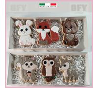 Animali del bosco Scoiattolo Gufo etc. Cookie Cutter - Taglia biscotti - Giaccia