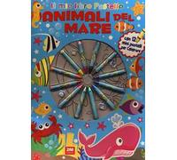Animali del mare. Ediz. illustrata. Con pastelli