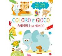 Animali del mondo. Coloro e gioco