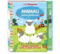 Animali della fattoria. Ediz. illustrata. Con pennello magico ad acqua