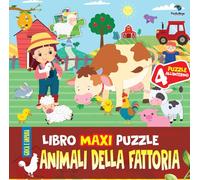 Animali della fattoria. Libro maxi puzzle. Ediz. a colori