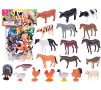 Animali della fattoria - set di 20 figure