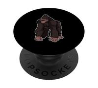 Animali della foresta pluviale - Silverback Gorilla PopSockets PopGrip Adesivo
