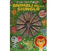Animali della giungla. Ediz. illustrata. Con 12 pastelli