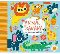 Animali della savana. 4 libri in una scatola. Ediz. a colori