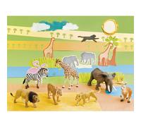 Animali della Savana Set 7 Pezzi