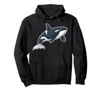 Animali della Vita Marina - Orca Felpa con Cappuccio