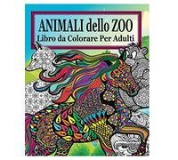 Animali Dello Zoo Libro Da Colorare Per Adulti