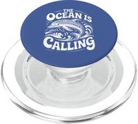 Animali dell'oceano vibrante disegno delfino mare per la natura PopSockets PopGrip per MagSafe