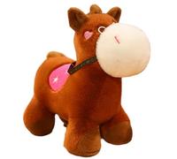 Animali di peluche - Animal di cavallo peluche imbottito | Decorazione rilassante per andare a letto | Cavallo cavalierato animale | Peluga interattiva lungo il cavallo | Compagno calmante morbido pe