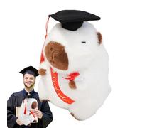 Animali Di Peluche Capybara | 2025 Giocattolo Di Peluche Capybara Con Cappello Di Graduazione | Regalo Huggable Soft Doll Per E Adulti | Souvenir Dei Diplomi Per La Scuola, L'universo