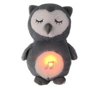 Animali di peluche che respirano,Bambola musicale per bambini | Bambola musicale di peluche gufo elettrico,Giocattolo musicale in peluche di design carino per scrivania, stanza dei bambini, comodini
