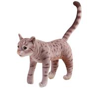Animali di peluche realistici di gatto soriano, gattino di peluche, gatto americano a pelo corto realistico, bambole di animali di gattino regali per ansia, donne bambini prima di andare a d