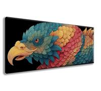 Animali Diamond Painting, Diamond Painting Kit Completo Uccelli Motivo 70x140cm Pittura Diamante, 5D Diamantini Crystal Art Kit Disegni Con Perline da Attaccare per Soprammobili Moderni -zzg2508RI