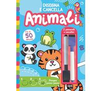 Animali. Disegna e cancella. Ediz. illustrata