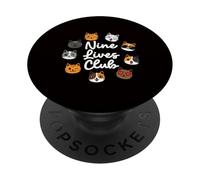 Animali domestici - Nine Lives Club PopSockets PopGrip Adesivo