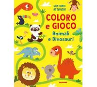 Animali e dinosauri. Coloro e gioco. Ediz. illustrata
