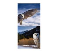 Animali E Paesaggi Copertura Della Porta Banner 90x180cm Festone Festone Stagionale Cartello di Benvenuto Decorazione Verticale Porta Appeso Per Portico Ingresso Giardino Decor