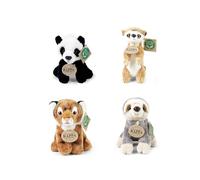 Animali esotici di peluche eco-friendly