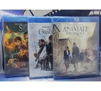 Animali Fantastici 1-2-3 La Trilogia 3 Film Blu Ray NUOVO