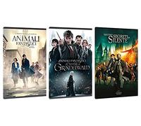 ANIMALI FANTASTICI DOVE TROVARLI + I CRIMINI DI GRINDELWALD + I SEGRETI DI SILENTE- 3 film dvd Edizione italiana