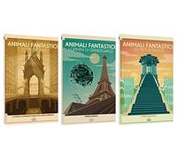 ANIMALI FANTASTICI DOVE TROVARLI + I CRIMINI DI GRINDELWALD + I SEGRETI DI SILENTE- 3 film dvd Edizione italiana- Travel Art edition