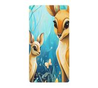 Animali Fiore Della Foresta Canguro Lenzuolo per Culla Bambini Morbido Cotone Adatto per Materassi Box Bambini