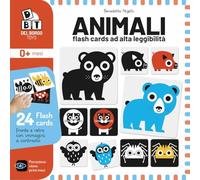Animali. Flash cards ad alta leggibilità. Ediz. a colori