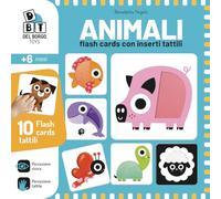 Animali. Flash cards con inserti tattili. Ediz. a colori [Cards] Nigelli, Benede