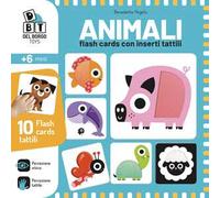 Animali. Flash cards con inserti tattili. Ediz. a colori