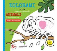 Animali fuori dal comune 3+. Tutto da imparare colorando. Ediz. illustrata