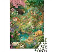 Animali Giochi educativi del mondo animale adatti a partire dai 14 anni Intrattenimento per famiglie Sfide ad alta difficoltà 300 pezzi (40x28 cm)
