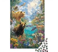 Animali Giochi educativi del mondo animale per adulti e bambini. Regalo perfetto per amici e familiari, 300 pezzi (40x28 cm)