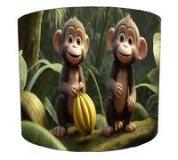 Animali Giungla Scimmie Paralumi Monkey Carta da Parati Murali & Copripiumini