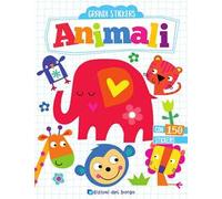 Animali. Grandi stickers. Con adesivi